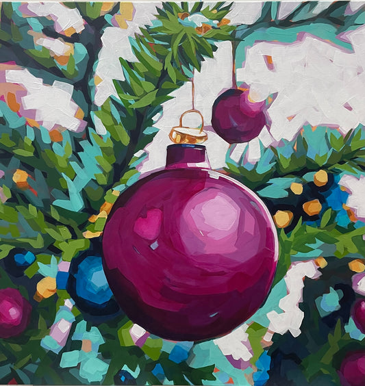 Holiday Ball Painting (SOLD)