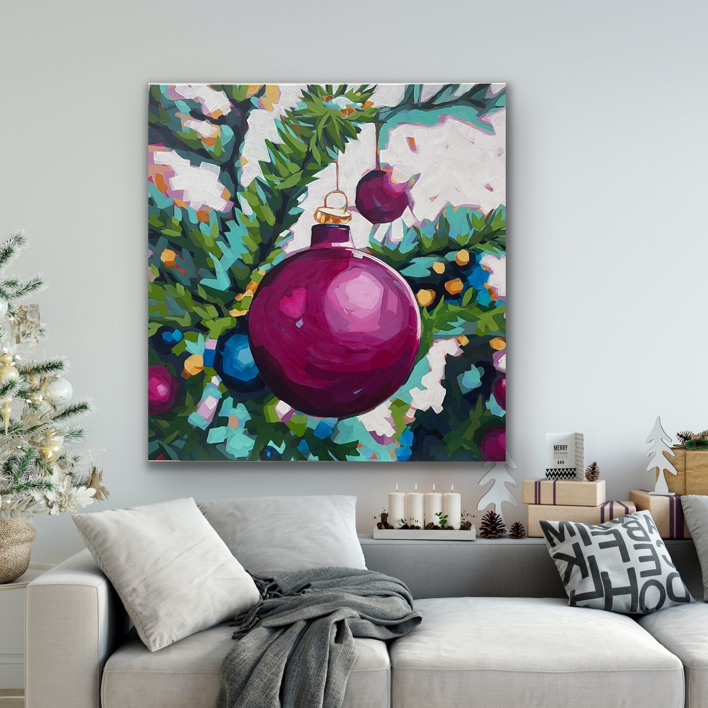 Holiday Ball Painting (SOLD)