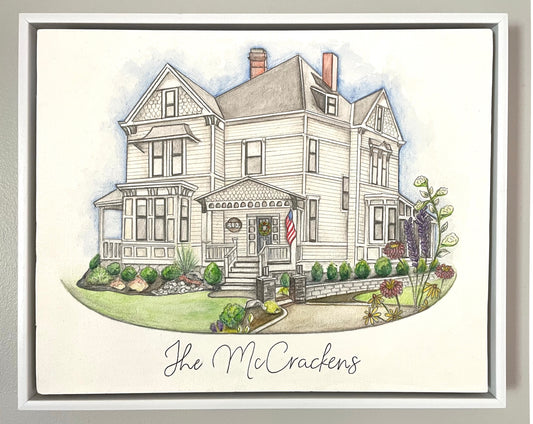 Water Color House Portrait [SOLD OUT]
